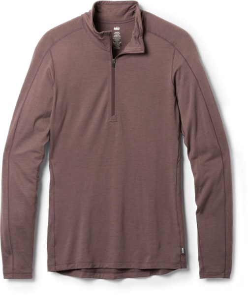 Briarsmoke Rei Co-op Merino 185 Camiseta Interior De Manga Larga Con Media Cremallera Mujer