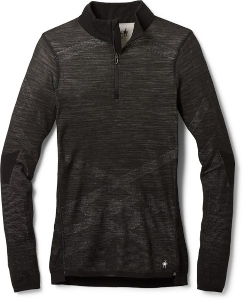 Camiseta Interior Con Cierre De Un Cuarto De Merino Térmico Intraknit Smartwool De Rei Co-op Mujer Blanco