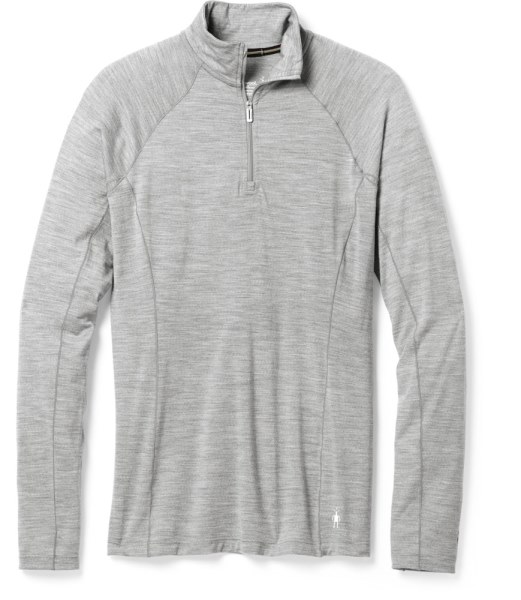 Top Gris Claro De Smartwool Classic All-season Merino Con Media Cremallera Mujer Top Rei Co-op