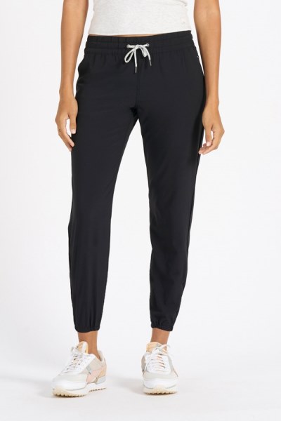 Negro Vuori Weekend Pantalones Jogger Mujer Rei Co-op