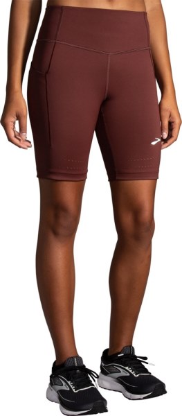 Mallas Cortas Run Raisin Brooks Method 8 Mujer Rei Co-op