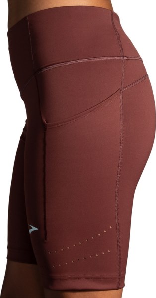 Mallas Cortas Run Raisin Brooks Method 8 Mujer Rei Co-op