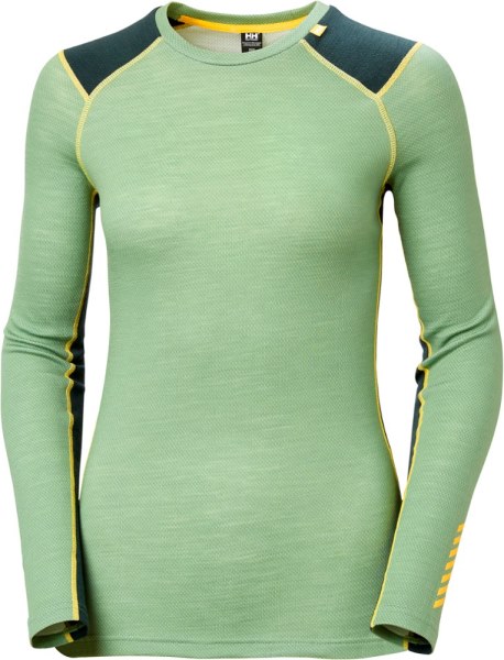 Jade Rei Co-op Helly Hansen Lifa Merino Top De Capa Base De Peso Medio Mujer