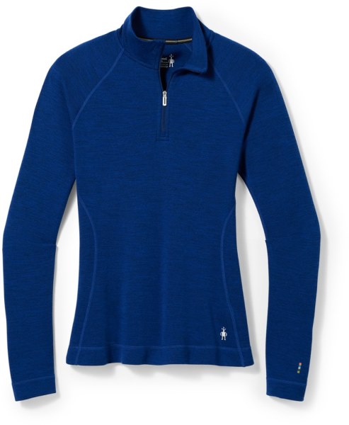 Camiseta Interior Con Cierre De Un Cuarto De Merino Térmico Clásico Smartwool De Rei Co-op Mujer Azul