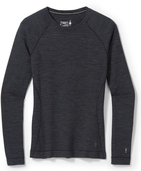 Camiseta Térmica Clásica De Lana Merino De Smartwool Para Mujer, Camiseta Rei Co-op Black Dot