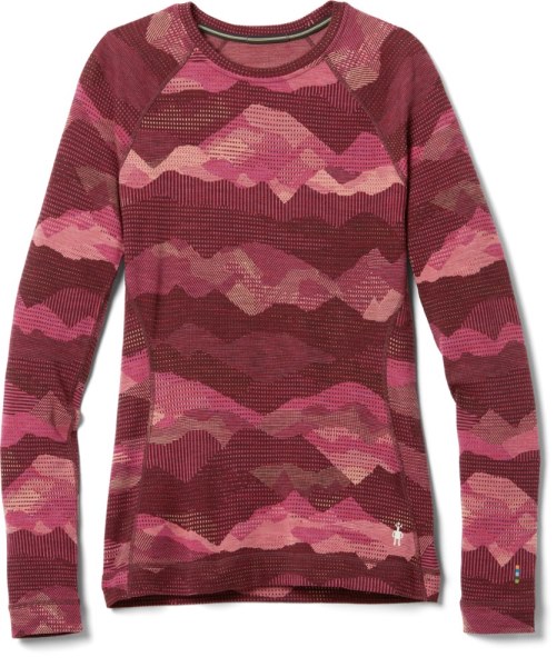 Camiseta Interior Técnica Clásica De Lana Merino Térmica Smartwool Mujer Fuchsia Mountain Rei Co-op