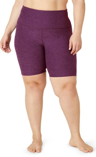 Boysenberry Beyond Yoga Pantalones Cortos De Ciclista De Talle Alto Con Tinte Espacial Para Mujer Tallas Grandes Rei Co-op
