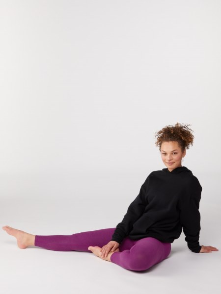 Rei Co-op Yoga Spacedye Atrapado En Los Leggings Midi De Talle Alto 7/8 Mujeres Boysenberry