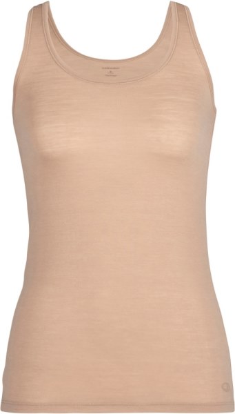 Camiseta Sin Mangas Con Capa Base Icebreaker Siren Mujer Rei Co-op Praliné