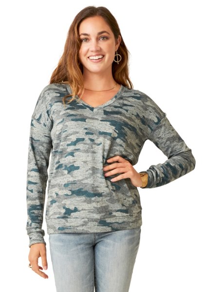 Camo Rei Co-op Carve Diseños Leland Top Mujer