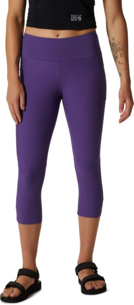 Mountain Hardwear Mountain Stretch Capri Medias Mujer Rei Co-op Purple Jewel