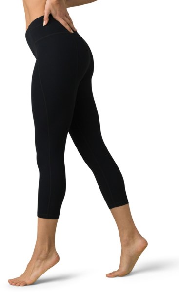 Negro Rei Co-op Prana Momento Capri Leggings Mujer