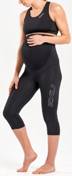 2xu Prenatal Active 3/4-longitud Medias De Maternidad Mujer Negro Rei Co-op