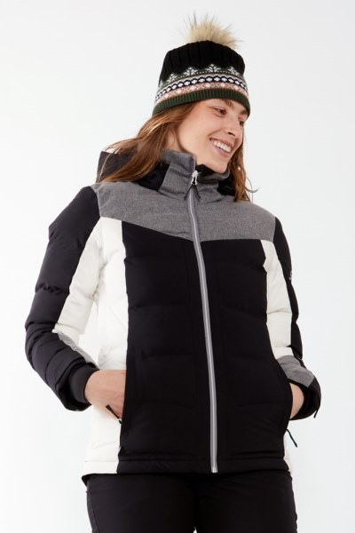 Chaqueta Aislante Rei Co-op Swix Tromso Mujer Mezcla Negra