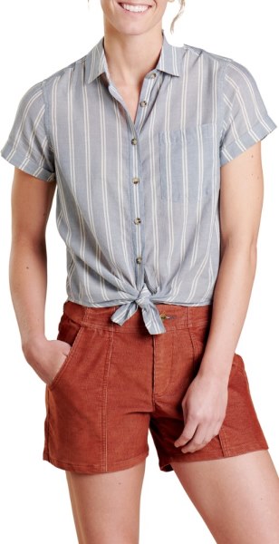 Toad&co Airbrush Tie Camisa Mujer High Tide Uneven Rei Co-op