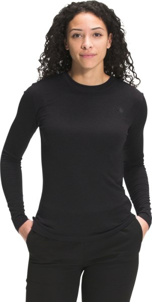 Camisa De Manga Larga De Lana Reciclada Estándar De La Ciudad De The North Face Mujer Rei Co-op Negro