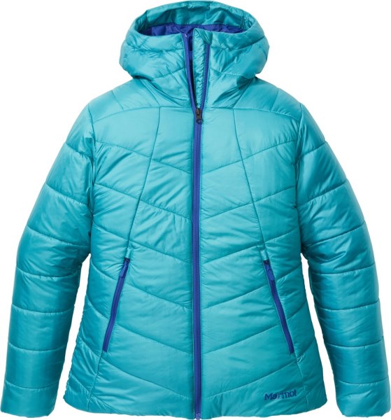 Chaqueta Aislante Con Capucha Sin Plumas Rei Co-op Blue Marmot Warmcube Mujer