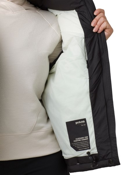 Prana Hellebore Chaleco De Plumas Mujer Rei Co-op Carbón