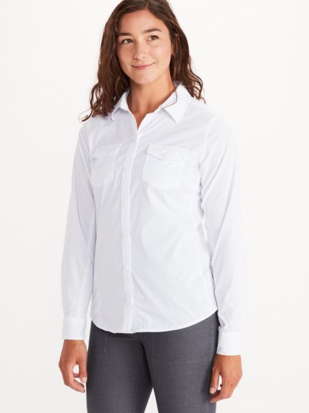 Camisa De Manga Larga Rei Co-op White Marmot Annika Mujer