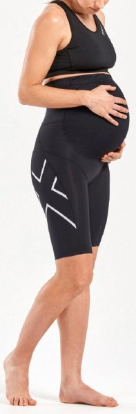 Shorts De Maternidad Activos Prenatales Rei Co-op Black 2xu Mujer