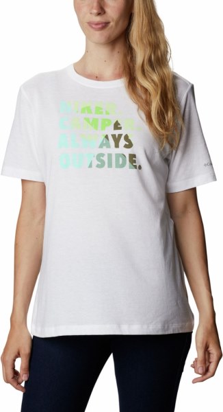 Camisa Blanca Holgada Con Cuello Redondo Columbia Bluebird Day De Rei Co-op Mujer Mujer