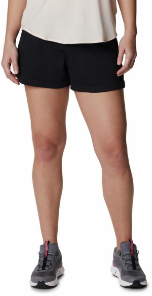 Negro Columbia Logo Ii Shorts De Rizo Francés Mujer Rei Co-op