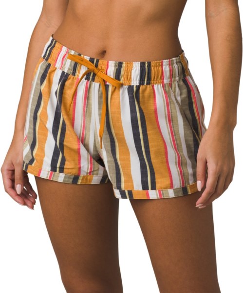 Shorts De Baño Dorados Soleil Prana Mariya Mujer Rei Co-op