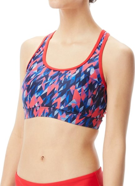 Bañador Rei Co-op Tyr Polar Harley Top Mujer Azul Marino-rojo