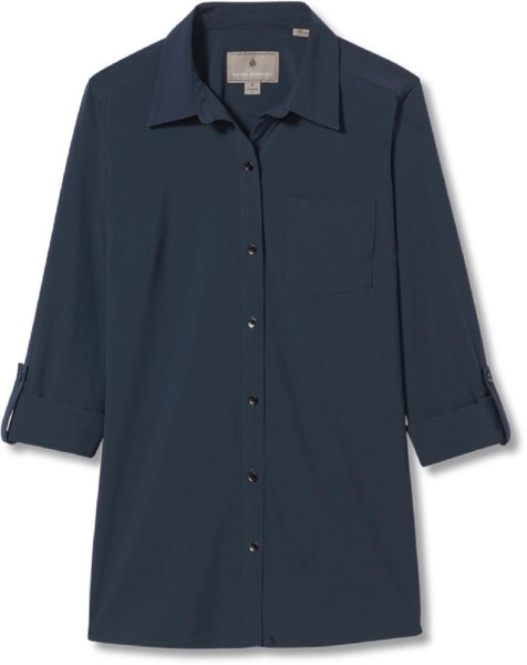 Camisa De Viajero Impecable De Royal Robbins Azul Marino Co-op De Rei Mujer