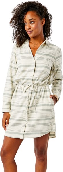 Tallar Diseños Vestido Aida Rei Co-op Raya De Musgo