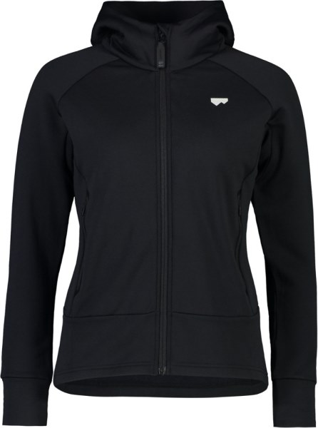 Mons Royale Nevis Chaqueta De Lana Con Capucha De Forro Polar Mujer Negro Rei Co-op