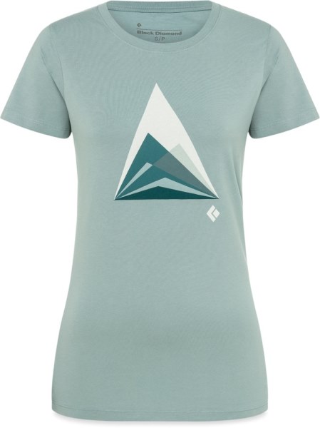 Camiseta Transparencia Montaña Diamante Negro Azul Co-op Rei Mujer
