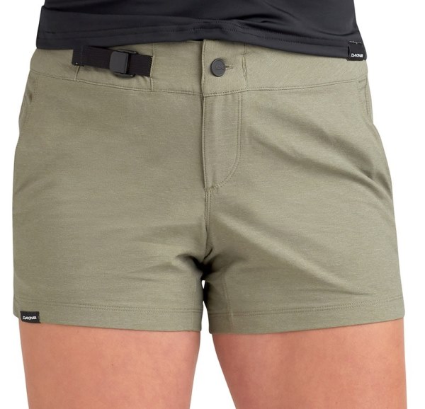 Verde Oliva Pantalones Cortos Híbridos Dakine Rockwell Mujer Rei Co-op