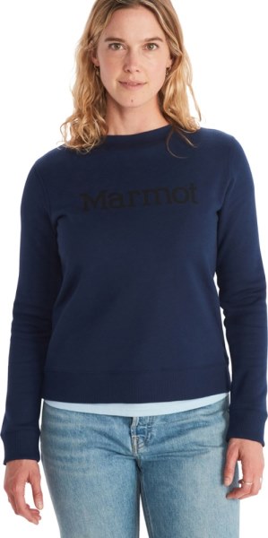 Marmot Crew Sudadera Mujer Azul Marino Rei Co-op