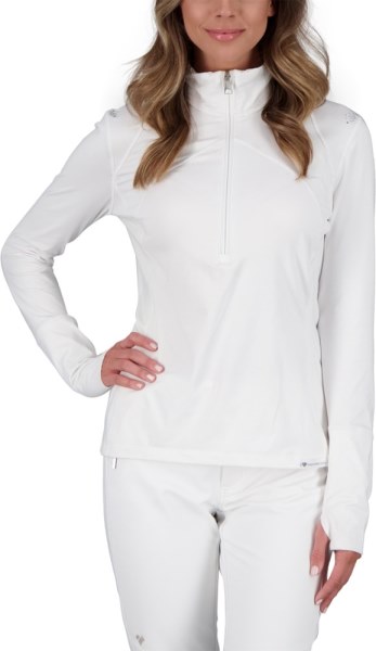 Rei Co-op Obermeyer Anya Sc Jersey Con Media Cremallera Mujer Blanco