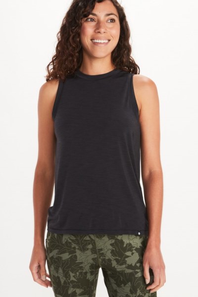 Camiseta Negra Rei Co-op Marmot Mariposa Mujer