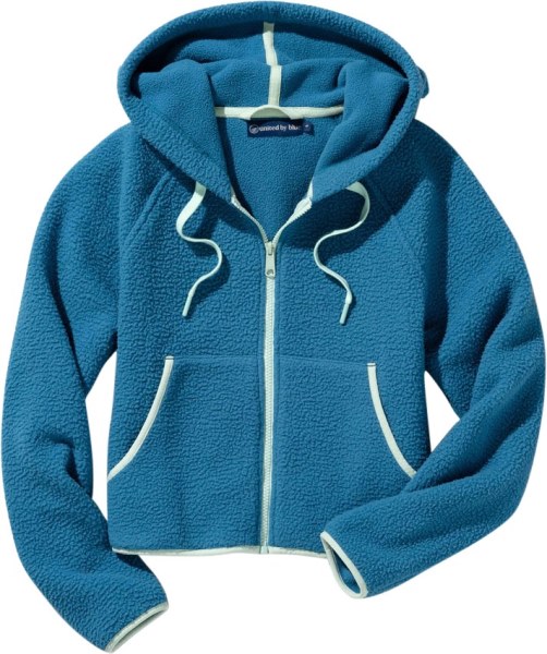 Sudadera Corta Con Capucha Sherpa Azul United By Rei Co-op Blue Mujer