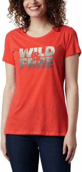 Camiseta Columbia Hidden Lake Crew Mujer Rei Co-op Poppy