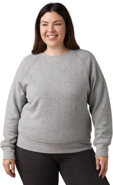 Sudadera Prana Acogedor Mujer Tallas Grandes Gris Rei Co-op