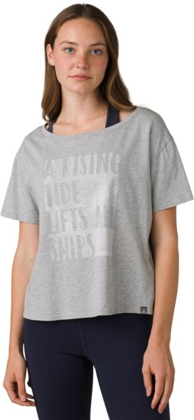 Camiseta Con Gráfico Orgánico Prana Gris De Rei Co-op Mujer