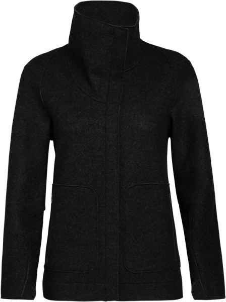 Chaqueta Rei Co-op Icebreaker Merino Roble Mujer Negro