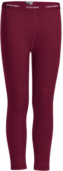 Icebreaker 260 Tech Capa Base Térmica Leggings Niño Cherry Rei Co-op