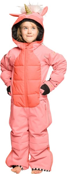 Traje De Nieve Weedo Unido Unicornio Dorado Niño Rosa Rei Co-op