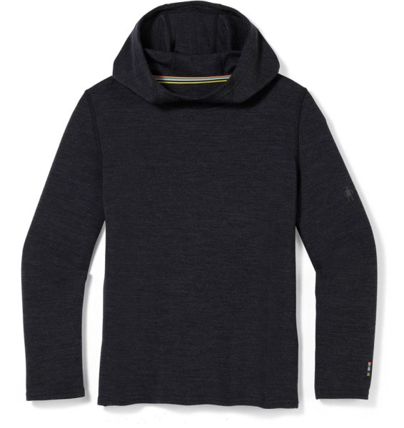 Smartwool Classic Thermal Merino Capa Base Sudadera Con Capucha Niño Carbón Rei Co-op