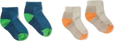 Light Sand Rei Co-op Coolmax Ecomade Active Quarter Calcetines Niño 2 Pares