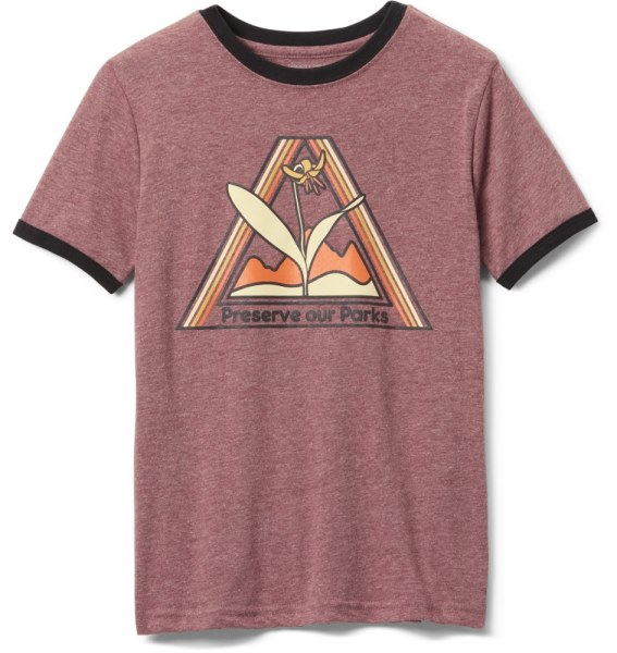 Hilos 4 Pensamiento Preservar Nuestros Parques Camiseta Kid Rei Co-op Royal Borgoña