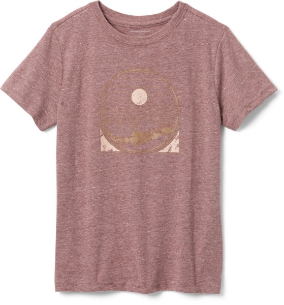 Royal Burgundy Threads 4 Pensamiento Sierra Sun Camiseta Gráfica Kid Rei Co-op