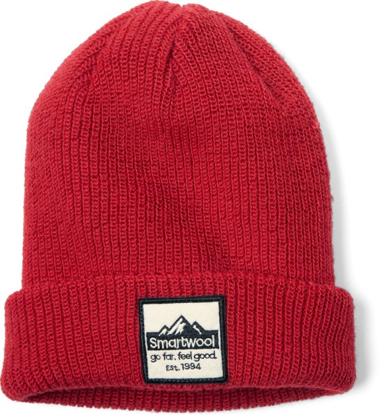 Gorro Rojo Rei Co-op Smartwool Parche Niño