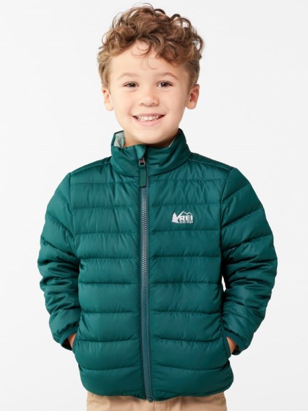 Chaqueta De Plumón Reversible 650 Sea Forest Rei Co-op Para Niños Pequeños