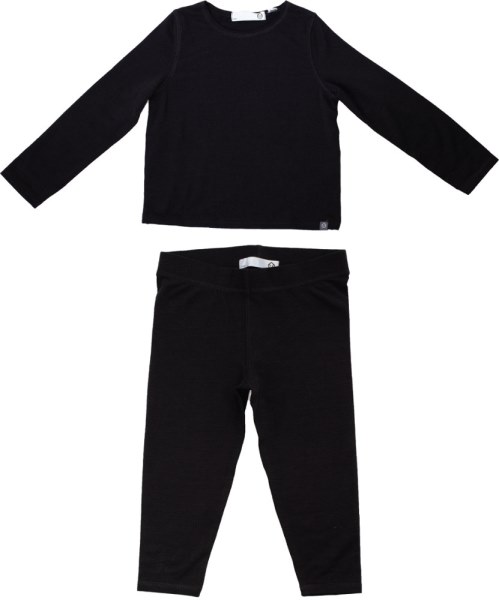 Conjunto De Capas Base Rei Co-op Black Tasc Performance Elevation Merino Fusion Para Niños Pequeños